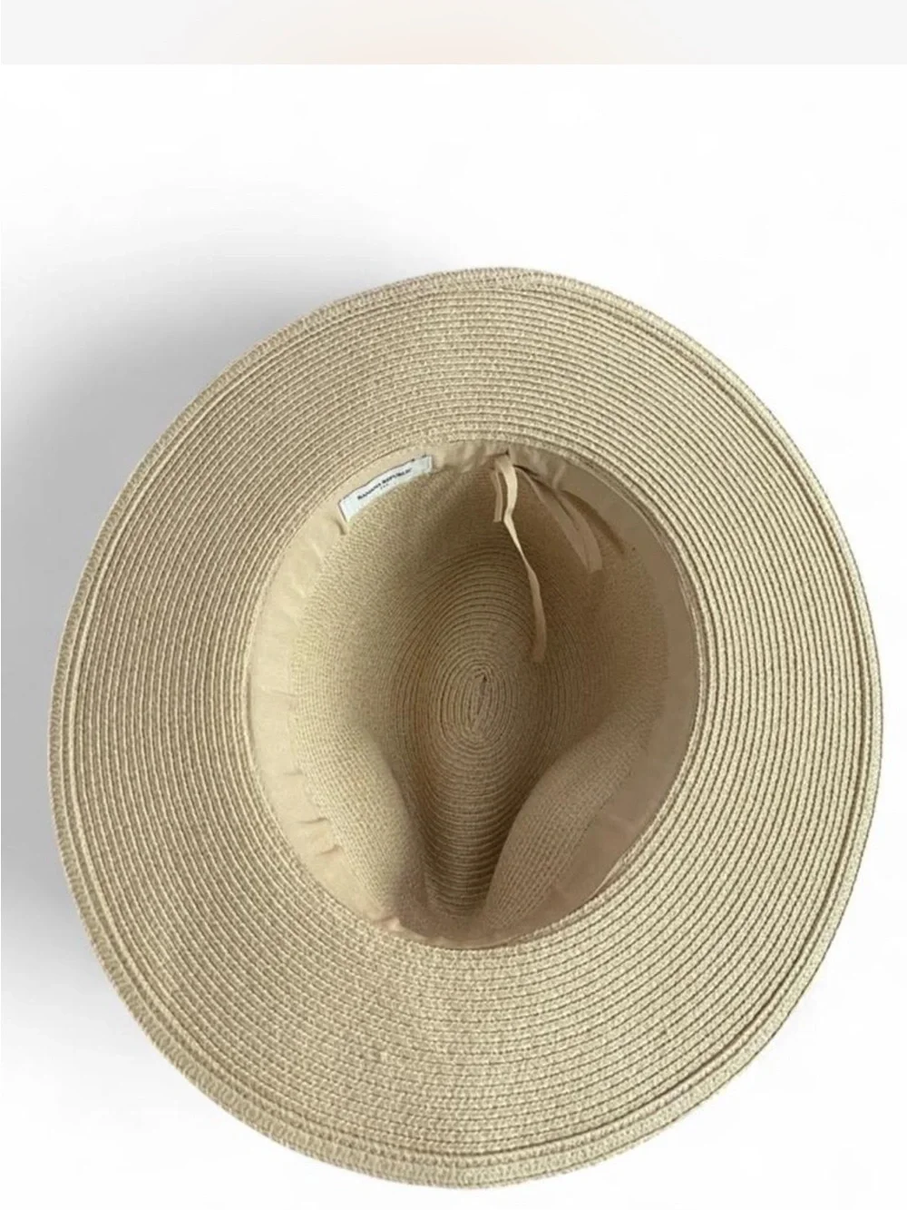 Banana Republic Natural Straw Sun Hat with Cinch Ribbon